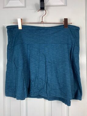 Toad&Co Teal Womens Lined Casual A-Line Skirt Size Medium